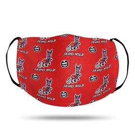 Seams Wild Soccer Face Mask - Mulekick (Pattern)