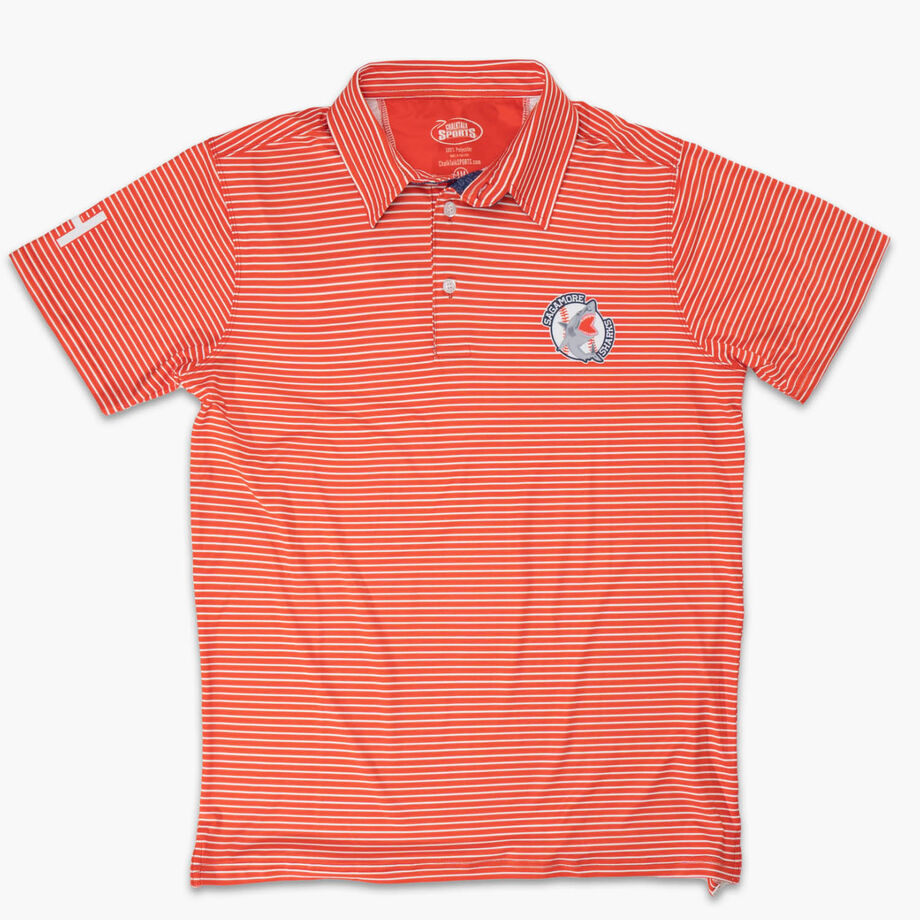 Custom Team Short Sleeve Polo Shirt - Baseball Stripes