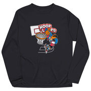 Basketball Long Sleeve Performance Tee - Hoop Loops