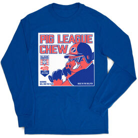 Baseball Tshirt Long Sleeve - Pig League Chew