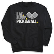 Pickleball Crewneck Sweatshirt - Eat. Sleep. Pickleball