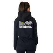 Pickleball Hooded Sweatshirt - Eat. Sleep. Pickleball (Back Design)