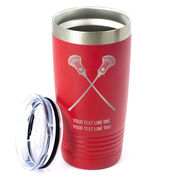 Guys Lacrosse 20 oz. Double Insulated Tumbler - Crossed Sticks Icon