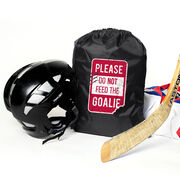 Hockey Drawstring Backpack - Don't Feed The Goalie