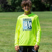 Hockey Long Sleeve Performance Tee - Survival of the Fittest