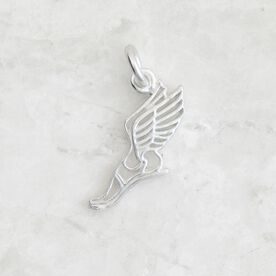 Livia Collection Sterling Silver Winged Foot Charm