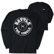 Wrestling Tshirt Long Sleeve - Battle In Circle (Back Design)