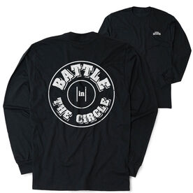 Wrestling Tshirt Long Sleeve - Battle In Circle (Back Design)