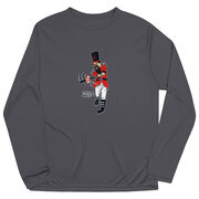 Baseball Long Sleeve Performance Tee - Cracking Dingers