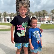 Guys Lacrosse Short Sleeve T-Shirt - Patriotic Stick