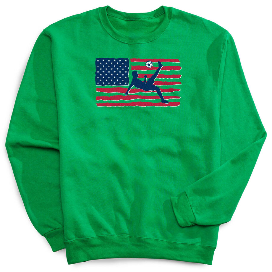 Soccer Crewneck Sweatshirt - Guys Soccer Land That We Love