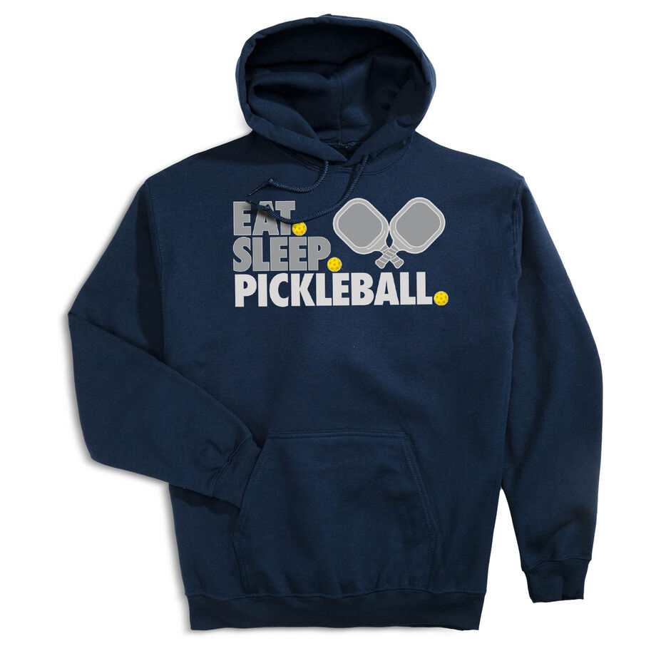 Pickleball Hooded Sweatshirt - Eat. Sleep. Pickleball