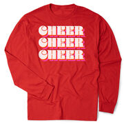 Cheerleading Tshirt Long Sleeve - Retro Cheer