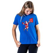 Basketball T-Shirt Short Sleeve - Slam Dunk Santa