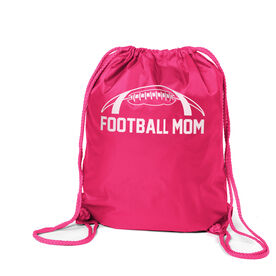 Football Sport Pack Cinch Sack - Football Mom