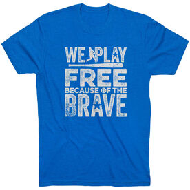 Baseball T-Shirt Short Sleeve - Because Of The Brave Baseball