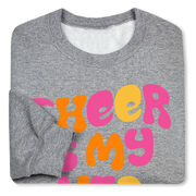 Cheerleading Crewneck Sweatshirt - Cheer Is My Life