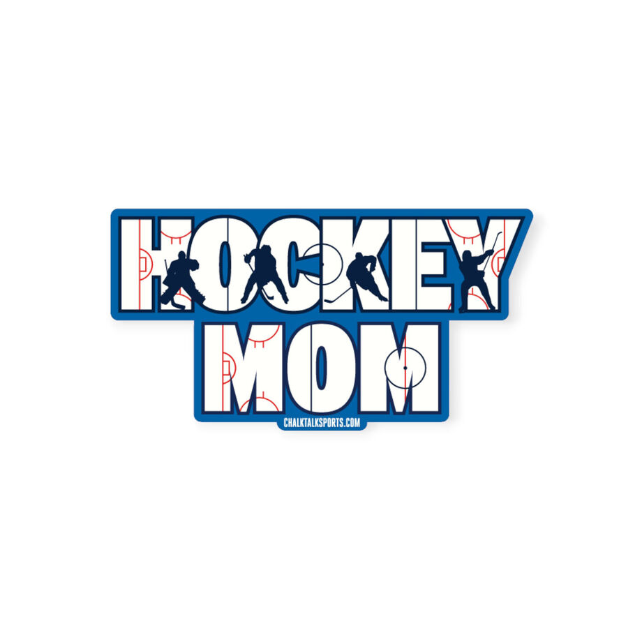 Hockey Sticker - Hockey Mom