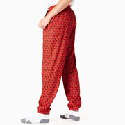 Guys Lacrosse Lounge Pants - Max The Lax Dog