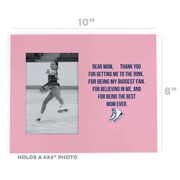 Figure Skating Photo Frame - Dear Mom Heart