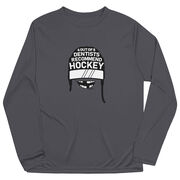 Hockey Long Sleeve Performance Tee - 4 Out Of 5 Dentists Recommend Hockey