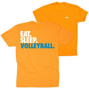 Volleyball Short Sleeve T-Shirt - Eat. Sleep. Volleyball. (Back Design)