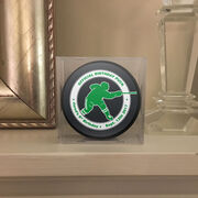 Personalized Player's Official Birthday Hockey Puck