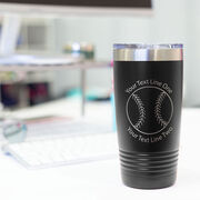 Baseball 20 oz. Double Insulated Tumbler - Icon