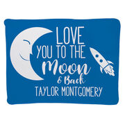 Personalized Baby Blanket - To The Moon And Back