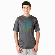 Hockey Short Sleeve Performance Tee - Have An Ice Day Smiley