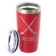 Field Hockey 20 oz. Double Insulated Tumbler - Crossed Sticks Icon