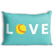 Softball Pillowcase - Love