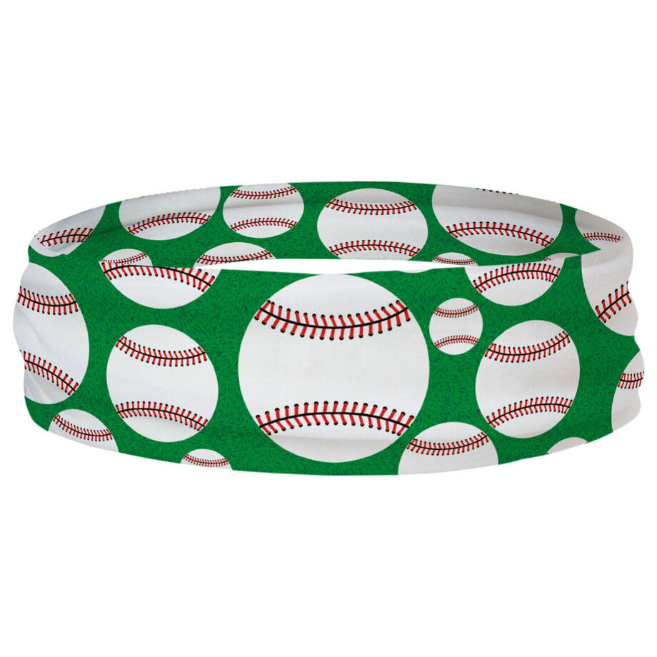 Baseball Multifunctional Headwear - Tossed Ball Pattern RokBAND