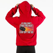 Hockey Hooded Sweatshirt - If You Can't Take the Heat (Back Design)