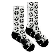 Soccer Graphic Flex Mid-Calf Socks - Striker