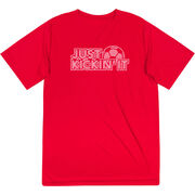 Soccer Short Sleeve Performance Tee - Just Kickin' It