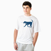 Hockey Short Sleeve Performance Tee - Rocky The Hockey Dog