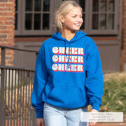 Cheerleading Hooded Sweatshirt - Retro Cheer