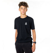 Hockey Short Sleeve T-Shirt - BigSkate (Back Design)