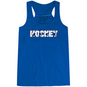 Hockey Flowy Racerback Tank Top - Hockey Life