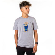 Hockey Short Sleeve T-Shirt - Puck The Hockey Dog