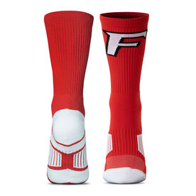 Custom Team Woven Mid-Calf Socks - Volleyball