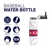 Baseball Water Bottle - USA