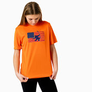 Hockey Short Sleeve Performance Tee - Hockey Land That We Love