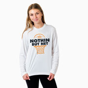 Basketball Long Sleeve Performance Tee - Nothin But Net