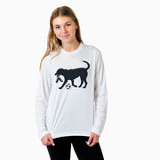 Soccer Long Sleeve Performance Tee - Spot The Soccer Dog