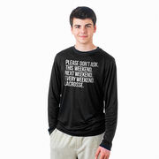 Lacrosse Long Sleeve Performance Tee - All Weekend Lacrosse