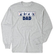 Hockey Tshirt Long Sleeve - Hockey Dad Life