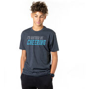 Cheerleading Short Sleeve T-Shirt - I'd Rather Be Cheering