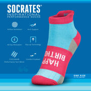 Socrates&reg; Woven Performance Sock - Happy Birthday
